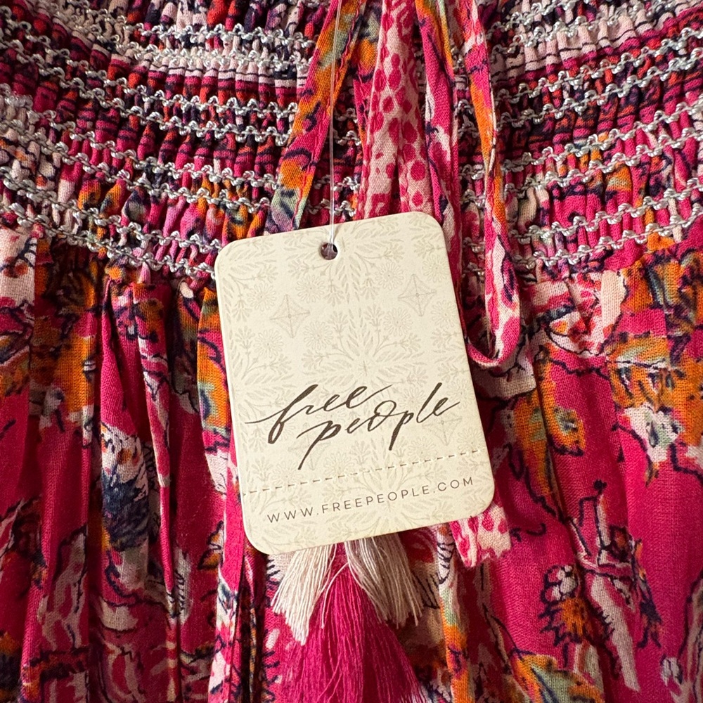 Free People Real Love maxi dress in the meadow color combo - Picture 2 of 4